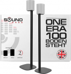 Sound Bass One / ERA100 p&otilde;randaplaadi kaksikpakett (2 tk), must | &Uuml;hildub Sonos One, Gen 2, Play:1, SL | Future Proof Design &uuml;hildub ka ERA 100-ga, kujundanud Sound bass UK