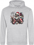 Huuraa Unisex Hoodie Cooler Weihnachtsmann Merry Christmas Vegan Sweatshirt Geschenkidee