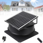 Solar-Dachl&uuml;fter mit 42-W-Solarpanel, mit Fernbedienung, solarbetriebener L&uuml;ftungsventilator, wasserdicht for den Heim- und Bauernhof