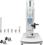 Digitale Zugpr&uuml;fmaschine, 10-500 N Manueller Kraftmessst&auml;nder, 300 mm Hub, mit 2 Pr&uuml;fklemmen, Ausgabefunktion, LCD-Display, f&uuml;r Zug-, Druck- und zerst&ouml;rende Pr&uuml;fungen 20N