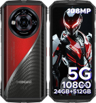 DOOGEE S118 PRO V&auml;limaa mobiiltelefon 5G, Dimensity 7050, 24GB +512GB, 10800mAh/33W, 108MP + 20MP &ouml;&ouml;n&auml;gemine V&auml;limaa nutitelefon ilma lepinguta Android 14, 6,6-tolline FHD + 120Hz, ehitusplatsil