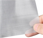 Wire Mesh Metal Mesh Sheets 180 Mesh Fine Screen Mesh Stainless Steel Heat Resistant Braided Wire for DIY, Venting, Air Bricks, Filter (Colour: Silver, Size: 1 x 1 m)