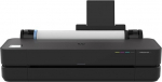 HP DesignJet T250 24 Inch (61 cm 5HB06D), Large Format Printer, Plotter, Standard A4-A1, 76 A1 Prints/Hour, Wi-Fi, Ethernet, USB, 2400x1200 dpi, Recycled Metal, HP Click, Black