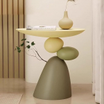 Nesting Coffee Tables - Leichter Kunststoff, minimalistisches Design, keine Montage erforderlich, perfekt f&uuml;r Wohnzimmer und Schlafzimmer