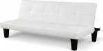 Baroni Home Kunstnahast diivanvoodi 3-kohaline &uuml;mberpandav voodiks &uuml;mberpandav plastjalgadega diivan elutuppa k&uuml;lalistetuppa avanev 88cm 166x75x70cm valge kunstnahk