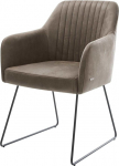 DELIFE Greg-Flex kelkaraamiga tugitool Black Taupe Vintage