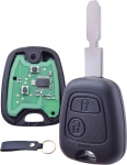 ID46 Programmeerimine Elektrooniline v&otilde;ti Blank &uuml;hildub Peugeot 406 406 406Break 406Coupe 607 806 + Key Blank NE78 kruvitud Remote testitud