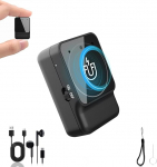 Mini diktofon - kaasaskantav USB-C diktofon, m&uuml;rasummutus, magnetiline, &uuml;he puudutusega helisalvesti Laetav helisalvesti koos k&otilde;rvaklappidega t&ouml;&ouml;ks, &otilde;ppimiseks, koosolekuks, intervjuuks