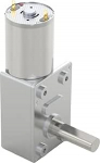 Schneckengetriebemotor Turbinen-Schnecken-Mikro-Gleichstrom-Untersetzungsmotor 12V/24V, selbsthemmend, Vorw&auml;rts- und R&uuml;ckw&auml;rtslauf, 375 U/min ~ 1 U/min(1RPM,12V Bracket Motor)