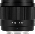 VILTROX AF 15mm F1.7 &Otilde;hukaamera objektiiv APS-C autofookusega laia nurgaga suur ava, kerge kaal Fuji X jaoks