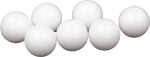 25 mm Delrin pol&uuml;oks&uuml;met&uuml;leenist POM/Celcon tahked plastkuulid kuulventiilidele ja laagritele (5 tk)