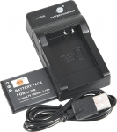 DSTE&reg; Li-70B Li-Ion aku + DC103U Reise und KFZ-Ladeger&auml;t-adapter f&uuml;r Olympus 700 d-705 D 715 D-745 fe-4020 FE 5040 VG-140 VG-120 VG-130 VG-vg-145 VG-150 VG-160 VG-940-Kamera