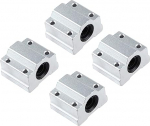 4tk lineaarliikumise laagri slaidid, mudel SCS8UU-SCS25UU, pikkus 8-25mm, kasutatakse peamiselt CNC osade, 3D-printeri osade, t&auml;ppist&ouml;&ouml;riistade jaoks. (Suurus: SCS16UU)