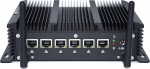 HISTTON ventilaatorita tulem&uuml;&uuml;riarvuti, tulem&uuml;&uuml;ri riistvara, OPNsense, VPN, v&otilde;rguturvalisuse seade, ruuterarvuti, Core i5-8265U 8GB DDR4 256GB SSD, AES-NI, 6 x 2.5GbE I225-V/1GbE I210 LAN, HD, automaatne sissel&uuml;litus.