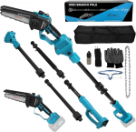 Aku oksakettisaag Professionaalne oksasaag, mis &uuml;hildub Makita 18 V (ilma akuta), 2 in 1 Mini 6-tolline aku kettsaag ja teleskoopiline elektriline posti oksasaag, mis t&ouml;&ouml;tab