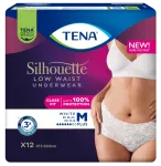 TENA Silhouette Plus White M, 12 &uuml;hekordsed p&uuml;ksid