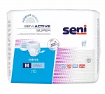 SENI Active Super M, 10 biksītes urīna nesaturē&scaron;anai