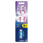 ORAL-B Pro-3DWhite hambaharjad Whitening Clean, keskmise tugevusega, 2 tk.
