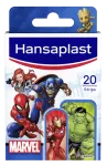 HANSAPLAST Marvel 20 plaastrit &ndash; kangelaste disain