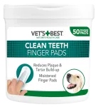 Vet's Best Clean Teeth Finger - Hambapuhastuss&otilde;rmikud koertele, 50 tk.