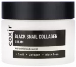 COXIR Black Snail Collagen krēms sejai, 50 ml