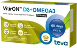 D3 4000 R&Uuml; + Omega3 Strong kapslid VITIRON, 60 tk.