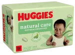 HUGGIES Aloe (48 tk) Plastic Free niisked salvr&auml;tikud &ndash; 3 pakki