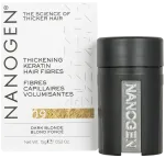 NANOGEN Keratin juuksekiud tume blond, 15 g