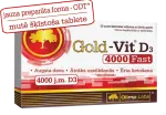 OLIMP LABS Gold Vit D3 4000 Fast 30 tabletid - suus lahustuvad