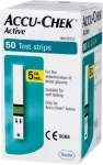 ACCU-CHEK Active gl&uuml;koositestribad, 50 tk