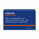 Orthomol immuunsuse ja soolestiku tervise kahekordne tugi &ndash; 30-p&auml;evased kotikesed + kapslid