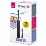 B.WELL Pro-850 Sonic, Black elektriskā zobu birste, 1 gab.