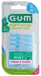 GUM Soft-Picks Comfort Flex Small Mint hambaharjad, 40 tk