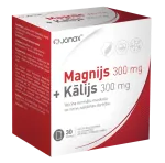 JONAX Magneesium 300 mg ja Kaalium 300 mg kotikesed, pakendis 30 tk.