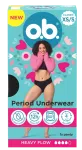 O.B. menstruatsioonip&uuml;ksid suurus XS/S, 1 paar