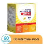 Olidetrim 2000 R&Uuml; &ndash; 60 pehmet D-vitamiini kapslit