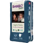 BAMBO Nature Dreamy Night, 4&ndash;7-aastastele lastele, 15&ndash;35 kg, p&uuml;ksm&auml;hkmed 10 tk