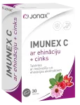 JONAX Imunex C tabletid tsingi ja p&auml;evak&uuml;baraga, 30 tk