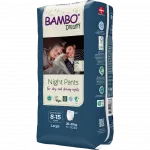 BAMBO Nature Dreamy Night Pants 35-50 kg, vecumam 8-15 gadi, 10 gab. biksītes
