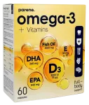 PARENE Kapslid Omega-3, D3 ja E-vitamiiniga, 60 tk.