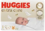 HUGGIES Extra Care 1 &mdash; m&auml;hkmed vasts&uuml;ndinutele (2-5 kg), 50 tk.