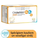 OLIDETRIM 4000 Kapslid D3+K2 ja oomega-3-ga, 30 tk.