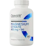 OstroVit Magneesiumtsitraat 400 mg B6-ga &ndash; 90 tabletti energia ja vastupidavuse jaoks