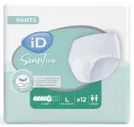 iD Sensitive Super L (100&ndash;150 cm) uriini- ja fekaalipidamatuse p&uuml;ksm&auml;hkmed, 12 paari
