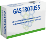 GASTROTUSS N&auml;rimistabletid gastro&ouml;sofageaalse refluksi vastu, 24 tk.