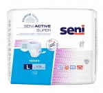 SENI Active Super L biksītes urīna nesaturē&scaron;anai, iepakojums 10 gab.