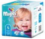 MAGICS Flexidry Maxi 4 m&auml;hkmed (9&ndash;14 kg), 31 tk pakendis.