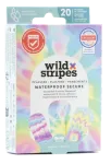 Wild Stripes Waterproof Secure Rainbow &ndash; 20 meditsiinilist plaastrit vikerkaaredisainiga