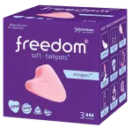 FREEDOM Pehmed tampoonid ilma n&ouml;&ouml;rita, 3 tk.