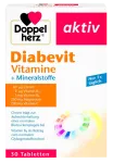 DOPPELHERZ Aktiv Diabevit - Vitamiinide ja mineraalainetega tabletid, 30 tk.